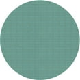 thumbnail image 1 of Ahgly Company Tapis Rond Lavable en Machine Intérieur Transitionnel Vert, 6 Pieds Rond, 1 of 7