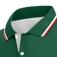 thumbnail image 5 of Men Polo Shirts Short Sleeve with Pocket Sport Wicking Shirts for Men Casual Athletic Collared T-Shirts Big and Tall Size S-5XL Green, 5 of 5