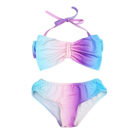 

StylesILove Kids Girls Colorful Bikini Swimwear Beach Swimsuit (90/3T)