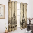 thumbnail image 2 of Eiffel Tower Modern Window for Living Room Curtains for Child Bedroom Kitchen Decor Blinds Drapes, 2 of 7