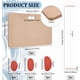 thumbnail image 2 of Kit de 17 piezas para manualidades con arcilla y cerámica, tabla portátil para amasar arcilla de 40 x 25 cm con tapete de madera MDF integrado, suministros para modelado y arte en cerámica., 2 of 7