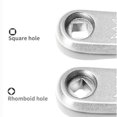 thumbnail image 2 of Bike Aluminum Alloy Left Single Chain Replacement (170mm, Square Hole), 2 of 4