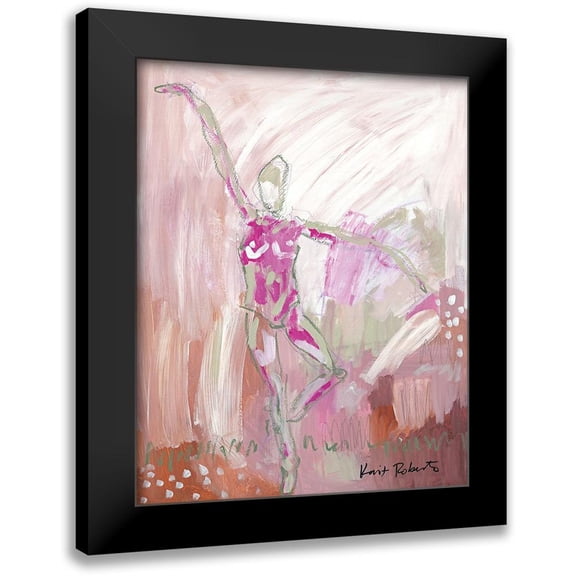 Roberts, Kait 12x14 Black Modern Framed Museum Art Print Titled - Graceful