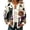 White, variant on ZHOGXU Halloween Theme Knit Cardigan For Women Black Cat Pumpkin Print Button Front Sweater Jacket Trendy,Vacation,Orange,XXL