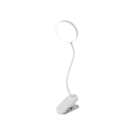 YFGEFTR Desk Lamp Clip on Light, LED Cordless Reading Lamp, Portable and Flexible Book Light Clamp on Office Desk Bunk Bed Dorm Headboard