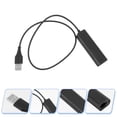 thumbnail image 3 of USB Plug Computer PC Laptop To RJ9 Female Adapter Cable Cord for Headset, 3 of 6