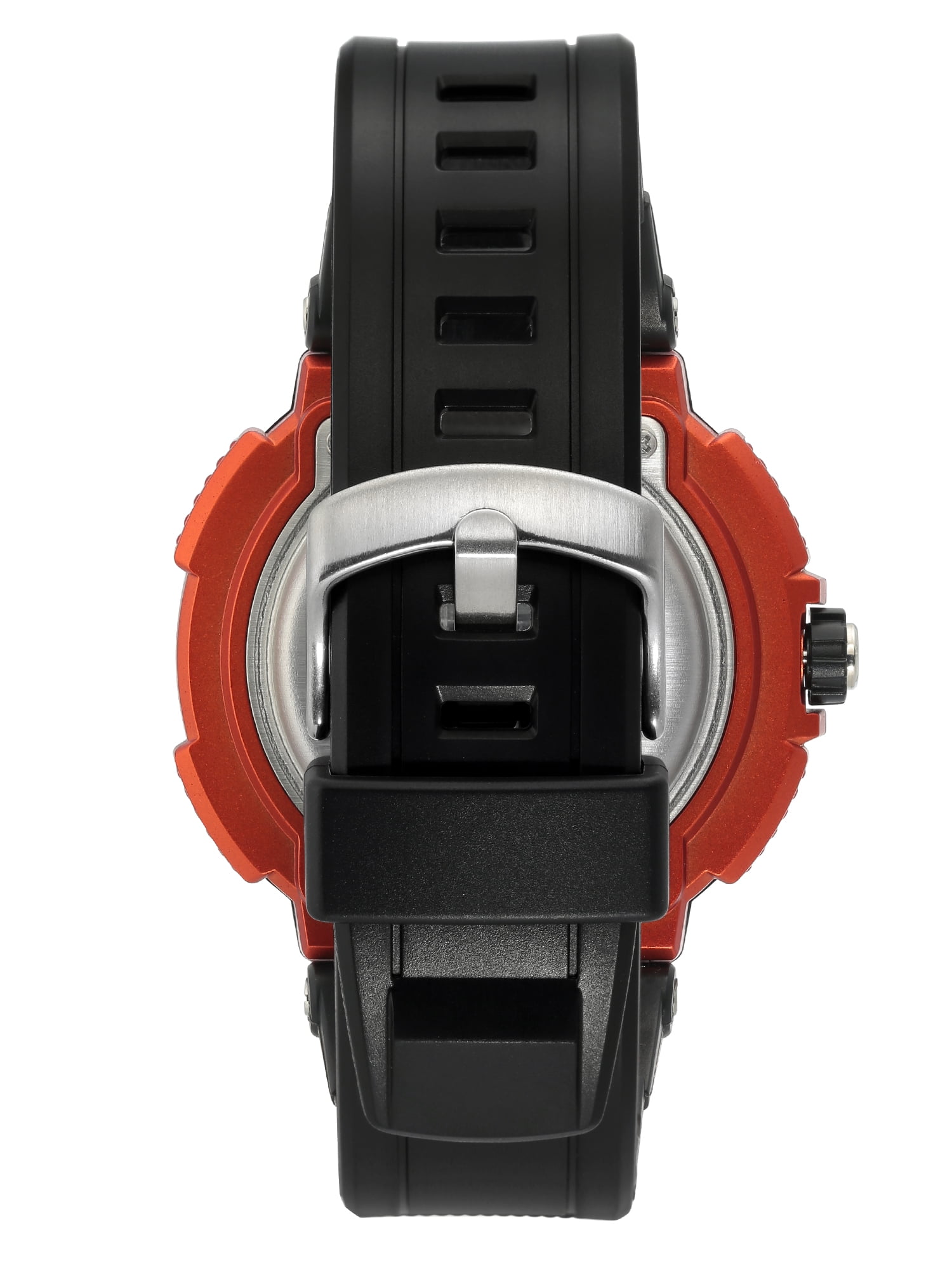 Armitron Men's Black and Orange Analog-Digital Watch