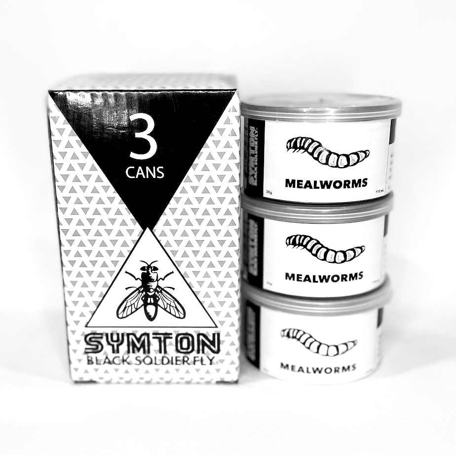 Symton Canned Mealworms for Reptiles (3 Pack)