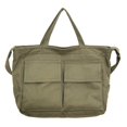 thumbnail image 1 of Bandolera vintage de lona para mujer y hombre, 35 x 15,5 x 31 cm, 1 of 2