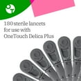 thumbnail image 4 of OneTouch Delica Plus Lancets & OneTouch Ultra Test Strips Bundle - Includes 180 Test Strips & 180 Lancets - Fine 30-Gauge for Diabetes Testing - Diabetic Supplies for Blood Sugar Monitor, 4 of 8