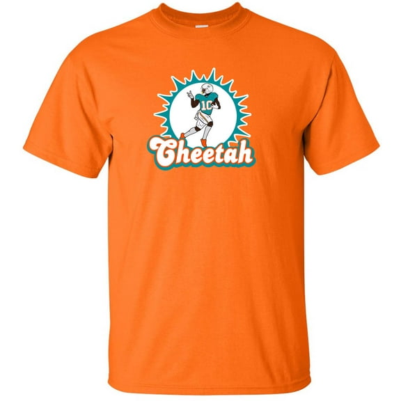 Dolphins Cheetah Tyreek Hill Logo T-shirt