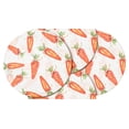 thumbnail image 2 of Round Braided Placemats Set of 4 Easter White Red Green Multi, Carrot Print Round Placemats for Dining Tables Kitchen Decoration 13 inch Round Table M, 2 of 8