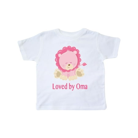 

Inktastic Loved by Oma Gift Toddler Toddler Girl T-Shirt