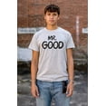 thumbnail image 4 of Just Married Newlyweds Cute Matching Men's Big & Tall Crewneck Graphic Tee Brisco Brands 2X, 4 of 5
