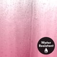 thumbnail image 3 of Americanflat 71x74 Ombre Pink Shower Curtain - Water Resistant - Polyester Fabric, 3 of 7