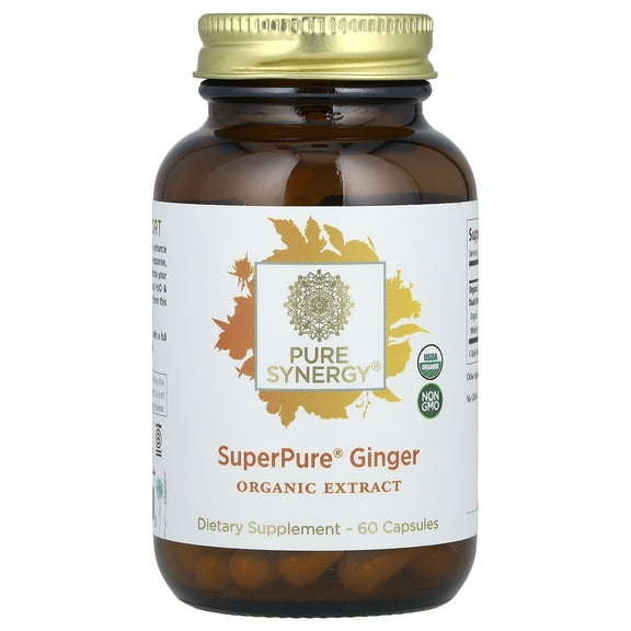 Pure Synergy SuperPure® Ginger, 60 Capsules