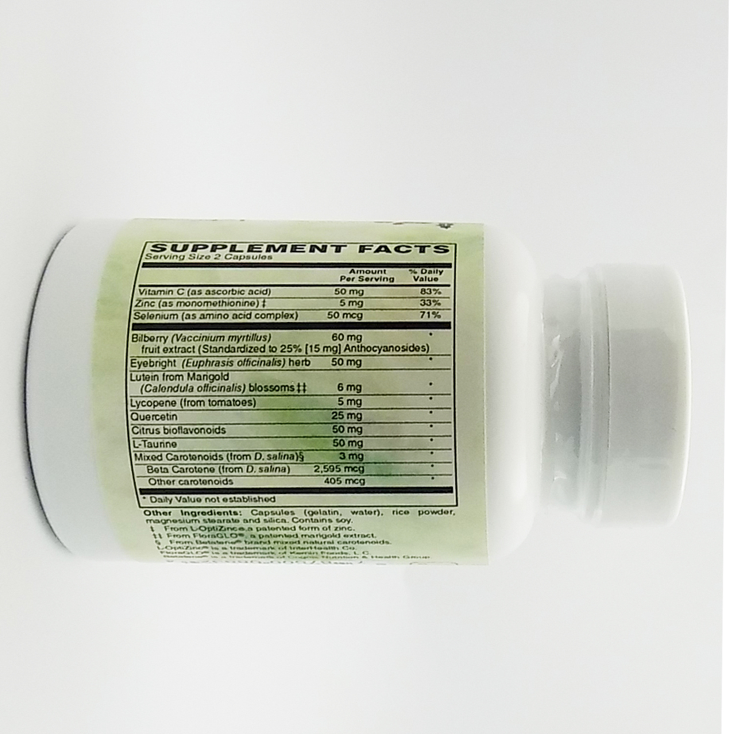 Holly Hill Health Foods, Vision Support With Eyebright and Lutein, 60 Capsules