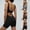 Black, variant on Lume Wear Women'S Yoga Shapewear Tummy Control Shaping Seamless Full Body Bodysuits Racerback Training Fitness Padded Tank Top Set S&Black