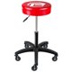 thumbnail image 1 of Taburete de taller con ruedas Powerbuilt con asiento de garaje para mecánicos con altura ajustable y acolchado - 240250 Rojo, 1 of 1