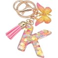 thumbnail image 1 of Letter Keychain,26 Letters A-Z Decorative Letter Keychain,Name Keychain for Women Girls Men Teenager Gift, 1 of 2