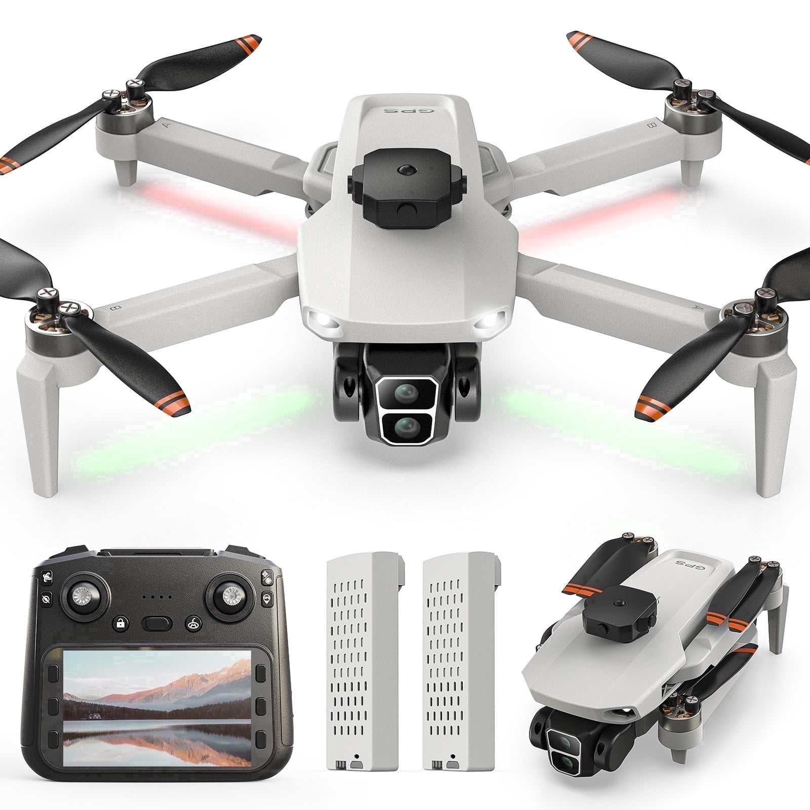 WEFONE GPS Drone with 4K Camera, Foldable, 5G Transmission