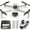 Gray, variant on Foldable Drone Built-in LCD Screen on Remote, Wefone L106 GPS Drones with Camera for Adults 4K, Lightweight, Under 249g, 2 Batteries, Gray