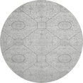 thumbnail image 2 of Addison Rugs Mayfield Premium Machine Washable Transitional Geometric Silver Round Rug, 8' x 8', 2 of 6