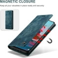 thumbnail image 6 of KONEE Case Compatible with Samsung Galaxy A52 5G/ A52 4G/ A52s 5G PU Leather Wallet with Card Slots Retro Luxury Shockproof Protective Case Cover for Samsung Galaxy A52 5G/ A52 4G/ A52s - Blue, 6 of 8