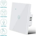 WiFi Wall Switch No Neutral Voice Control 1 Set Easy Connection
