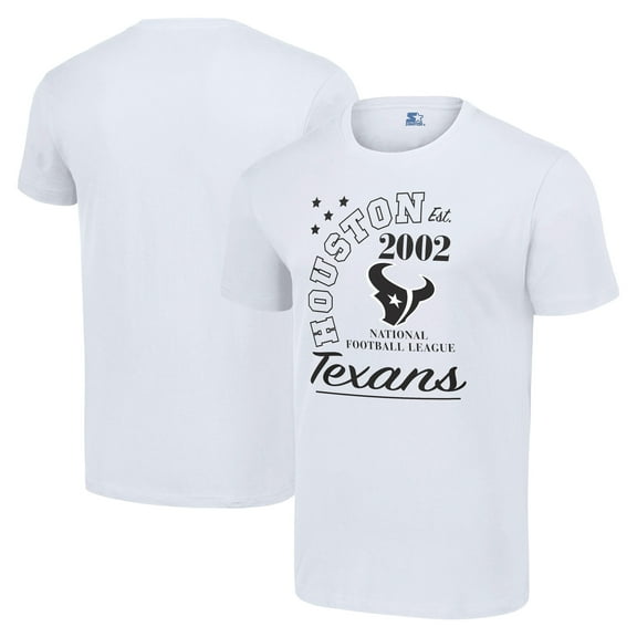 Men's Starter White Houston Texans Arch City T-Shirt