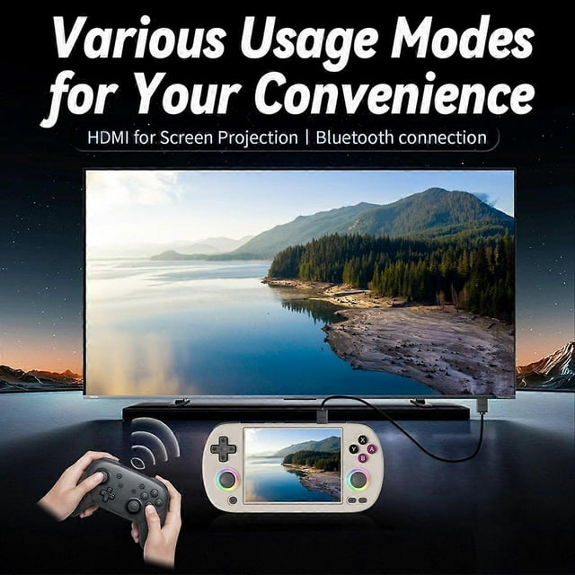 ANBERNIC RG40XX H Retro Game Console 64G 5000+ Games 4.0Inch Screen C