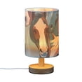 thumbnail image 2 of Horses Bedside Table Lamp LED Warm Lights with USB Charging Port Retro Cylinder Desk Lamps, 2 of 7