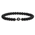 thumbnail image 2 of diseños Pulsera de Letras - Pulsera de Cuentas para Parejas I Pulseras de Pareja de Ónix Grabadas I Pulsera de Cuentas Negra Personalizada, 2 of 5