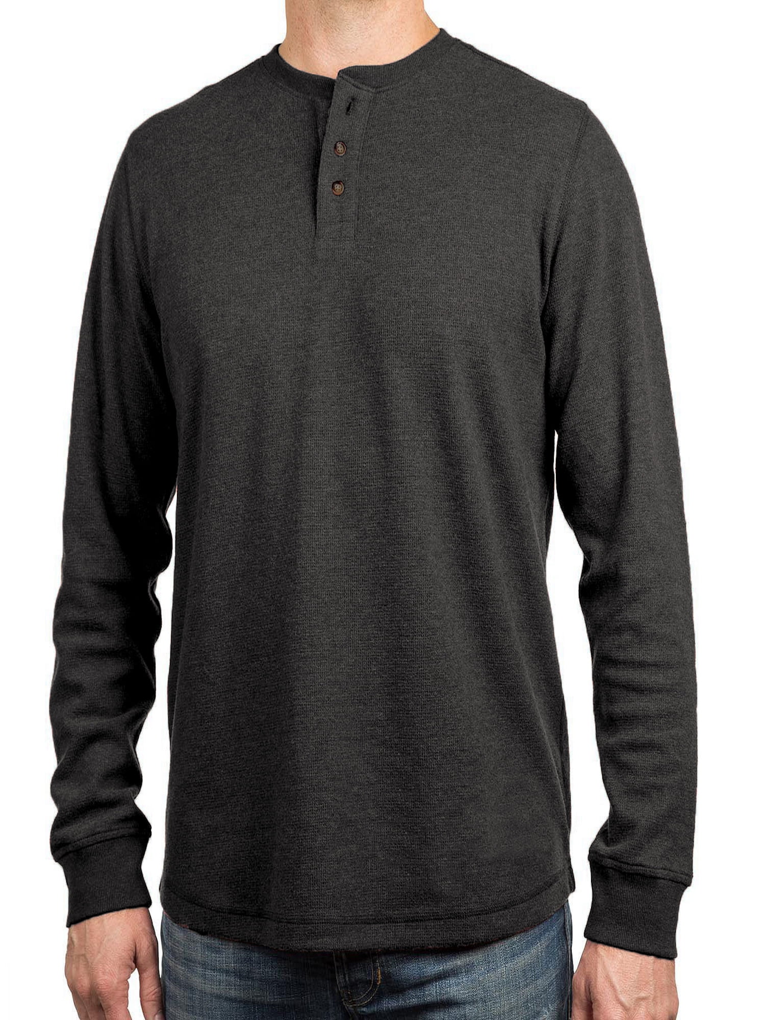 Alpine Lakes Men's Long Sleeve Performance Thermal Three Button Henley ...
