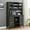 Dark Oak, variant on GAOMON 70" Farmhouse Coffee Bar Cabinet with Sliding Barn Door, Kitchen Hutch with Wine Rack and Glass Storage, Buffet Cabinet for Dining Room and Living Room, Light Oak