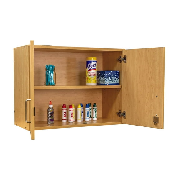 Tot Mate 2-Levels Wall Cabinet Storage, 14.5x22.5", Ready-to-Assemble