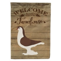 Caroline's Treasures CK6887CHF Large Pigeon Welcome Flag Canvas House Size , Large, multicolor