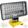 thumbnail image 3 of AMERTEER Wireless LED Work Light 204W 8600 LM with 130° Pivoting Head Compatible with XR 18V 20V Flex Volt 20V 60V Lithium Battery Comping Torch Light, 3 of 4