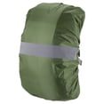 thumbnail image 1 of Unique Bargains 65-75L Waterproof Backpack Rain Cover with Reflective Strap XL Olive, 1 of 6