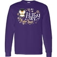 thumbnail image 3 of Inktastic Happy New Year with Cute Penguin Long Sleeve T-Shirt, 3 of 5