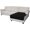 Black/Black, variant on General L Shape Sectional Couch Cover - Chaise Slip Cover Reversible Sofa Protector for Pets & Kids (Small, Gray/Gray)