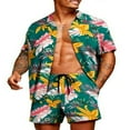 thumbnail image 1 of Chemise et Short Élégants Assortis pour Homme pour Hawaï, 1 of 9