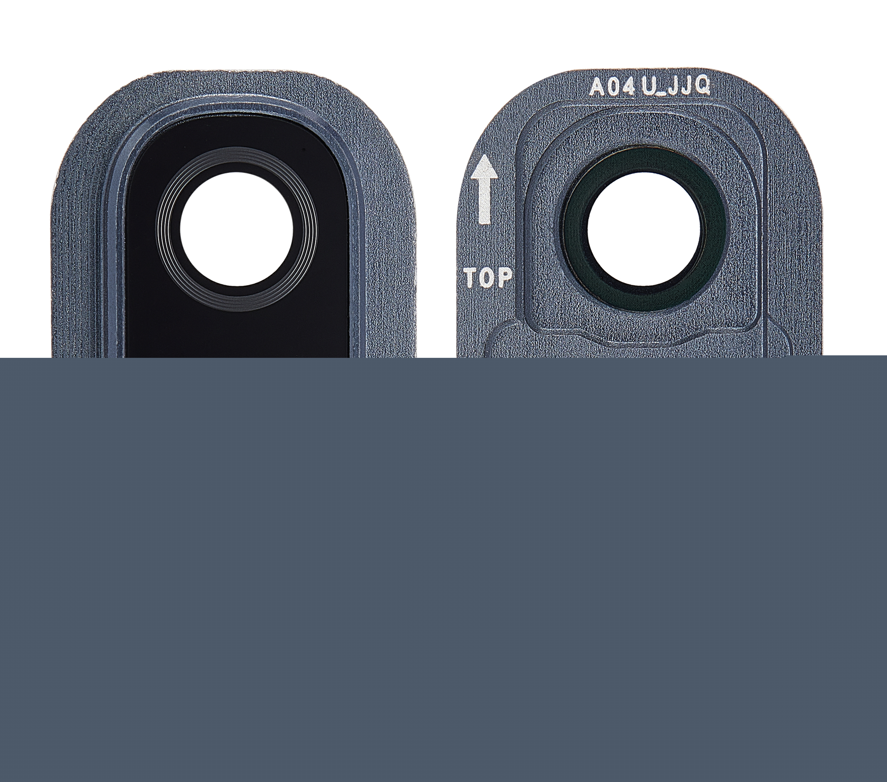 Replacement Back Camera Glass Lens and Cover Bezel Compatible For Samsung Galaxy A40 (A405 / 2019) (Black)