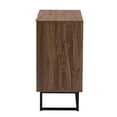 thumbnail image 4 of Baxton Studio Armoire de Rangement Moderne en Bois Finition Noyer Brun, 4 of 5