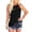 Black, variant on Women's Tank Tops Camisole Summer Casual Mesh Piece Solid Color Round Neck Loose Blouse Undershirt,,XL