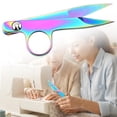thumbnail image 5 of Spring-Action Thread Nippers, Sewing Scissors for Fabric Cutting, Sharp Knife Edge Stainless Steel Tailor Shears, Precision Snips & Seam Cutter for Sewing Supplies, Crafting, 1Pc(Purple,4.7x1.5"), 5 of 7