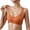 Orange, variant on Gyexs Women's Comfortable Deep V Neck Sports Yoga Bra for Sleep and Active Womens Bras, Black, Size XXL