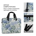 thumbnail image 4 of FORMRS 16" Laptop Bag Carrying Sleeve Case with Handle Travel Shoulder Briefcase, Blue Hydrangeas Pattern, 4 of 8