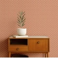 thumbnail image 2 of S4Sassy Peel & Stick Wall Covering, Geometric Print Removable Walls Wrap- Asian Style Walls Mural, Instant Wall Makeover for Bathroom, Closet Interior- Self-Adhesive Wallpaper Vinyl- Peach, 25"x120", 2 of 9