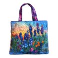 thumbnail image 2 of Artistic Print Tote Bag, Quilted Oxford Cloth Shopping Handbag for Women, Large Capacity Reusable Beach Grocery Shoulder Bag with Durable Double Handles for Summer Travel and Daily Commute, 2 of 6